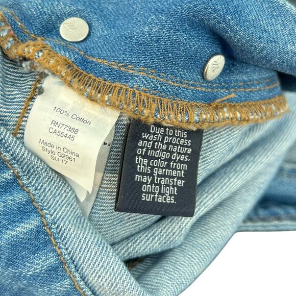 Madewell Adirondack Short Distressed Overalls Denim Medium Wash Blue Large - Picture 11 of 11